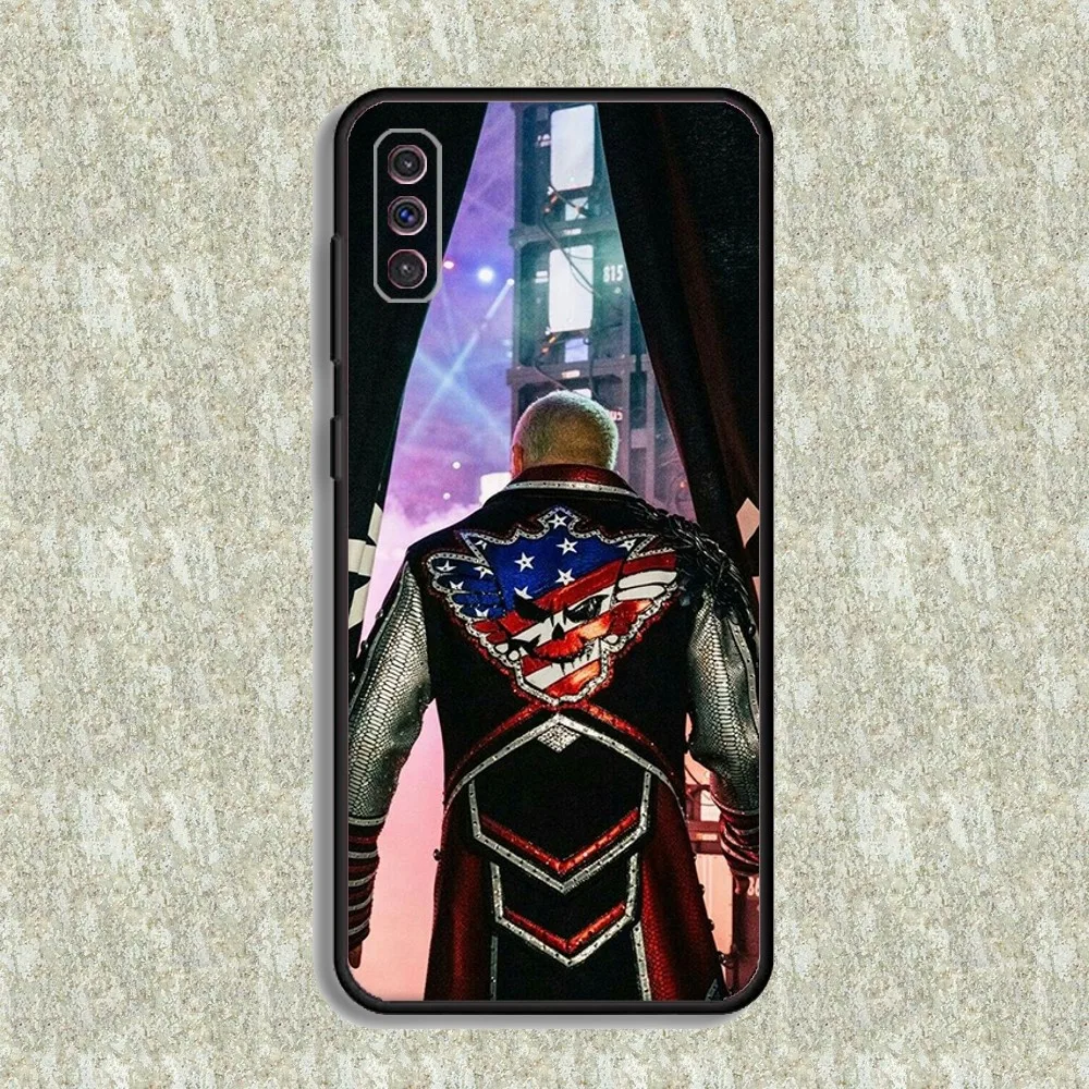 Cody Rhodes Phone Case For Samsung S23,23,22,30,21,10,9,Note20 Ultra,Lite,Ultra,5G,Plus,FE,Black Soft Case