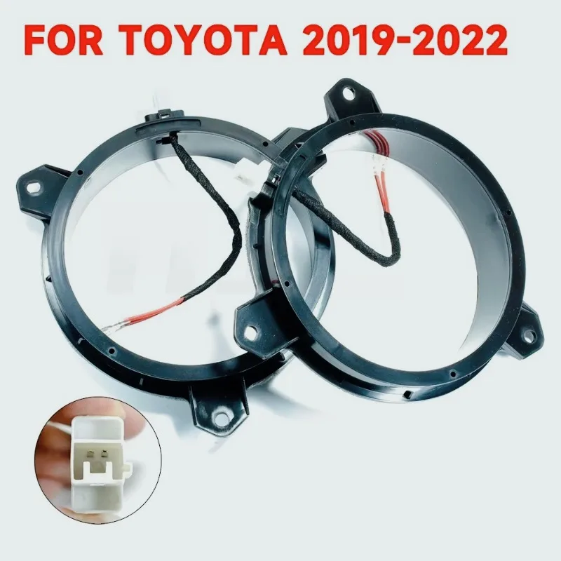ZF-T 1 par  adaptadores  altavoz  coche  6,5 pulgadas, subwoofer  Audio, montaje  bocina, alfombrilla con enchufe si