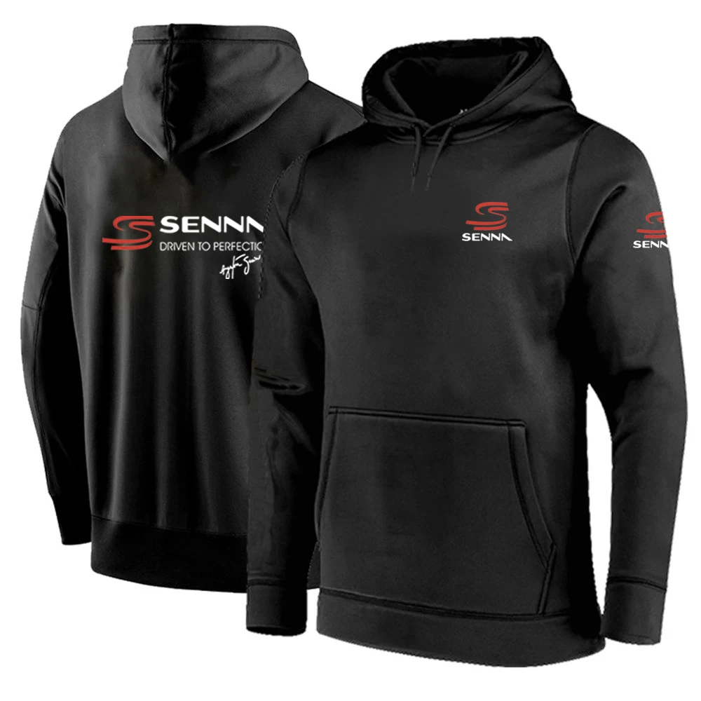 

2024 Ayrton Senna Men Printing New Popular Spring and Autumn Casual Breathable Solid Color Pullovers Hoodies Comfortable Tops