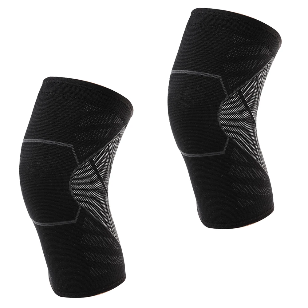 

2Pcs Knee Brace Sports Knit Elastic Sleeve Support Protector for Running Basketball Weightlifting Volleyball Tennis