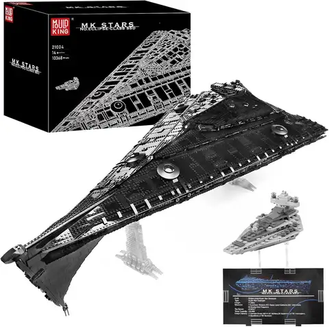 Mould King 21004 Super Star Destroyer modelo Eclipse-Class Imperial Star Destroyer juguete de bloques de construcción colección regalo