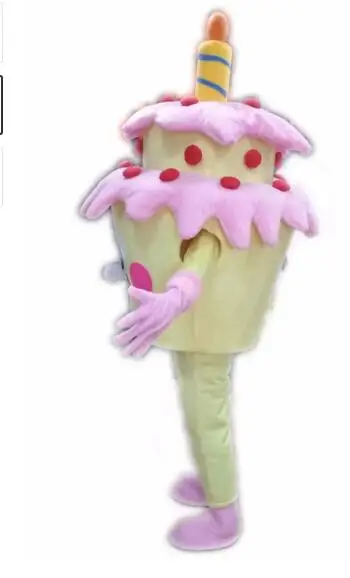 New Adult Birthday Cake Mascot Costume Cosplay Mascotte Fancy Dress Character Carnival Christmas Celebration Mascot Costume