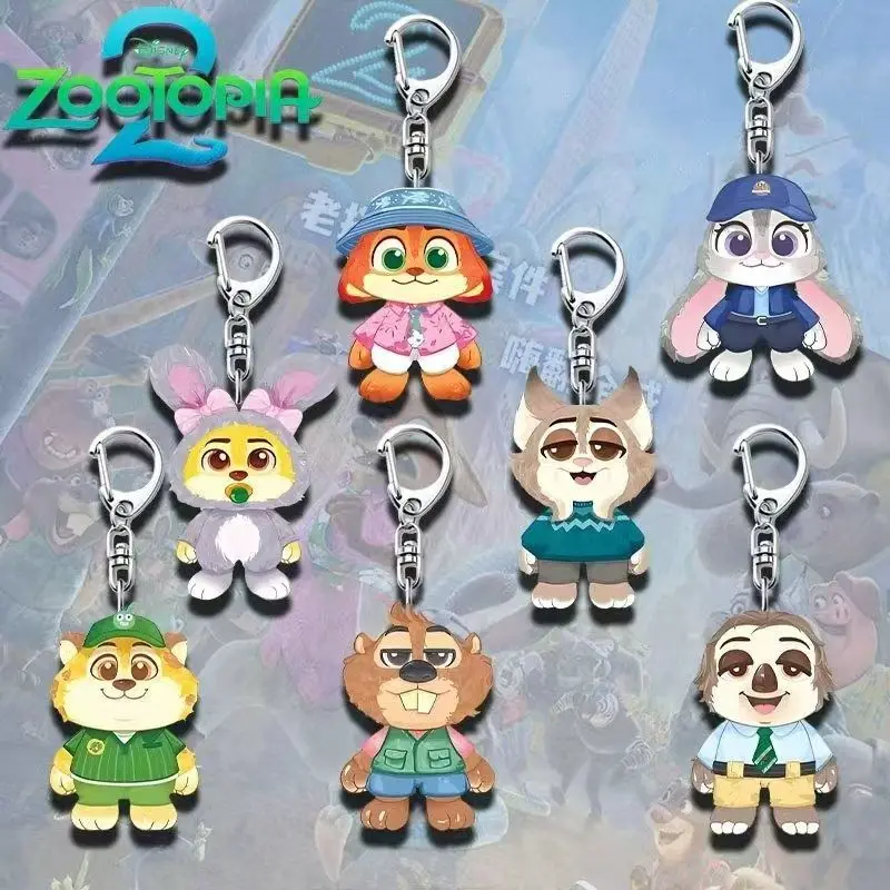 

7styles Zootopia 2 Peripherals Acrylic Stand Pawbert Lynxley Bag Accessory Nick Judy Acrylic Pendant Nibbles Acg Keychain Toys