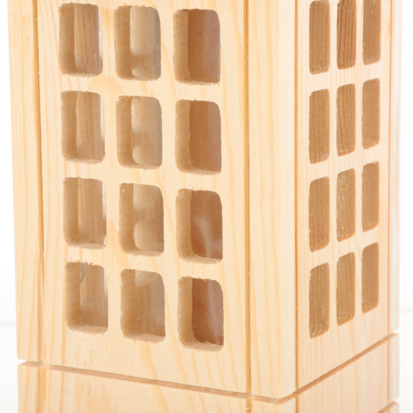 

Unfinished Wooden Telephone Booth Piggy Bank DIY Craft Painting Coin Bank Lovely Saving Pot Decoration for Kids Teenagers Adults