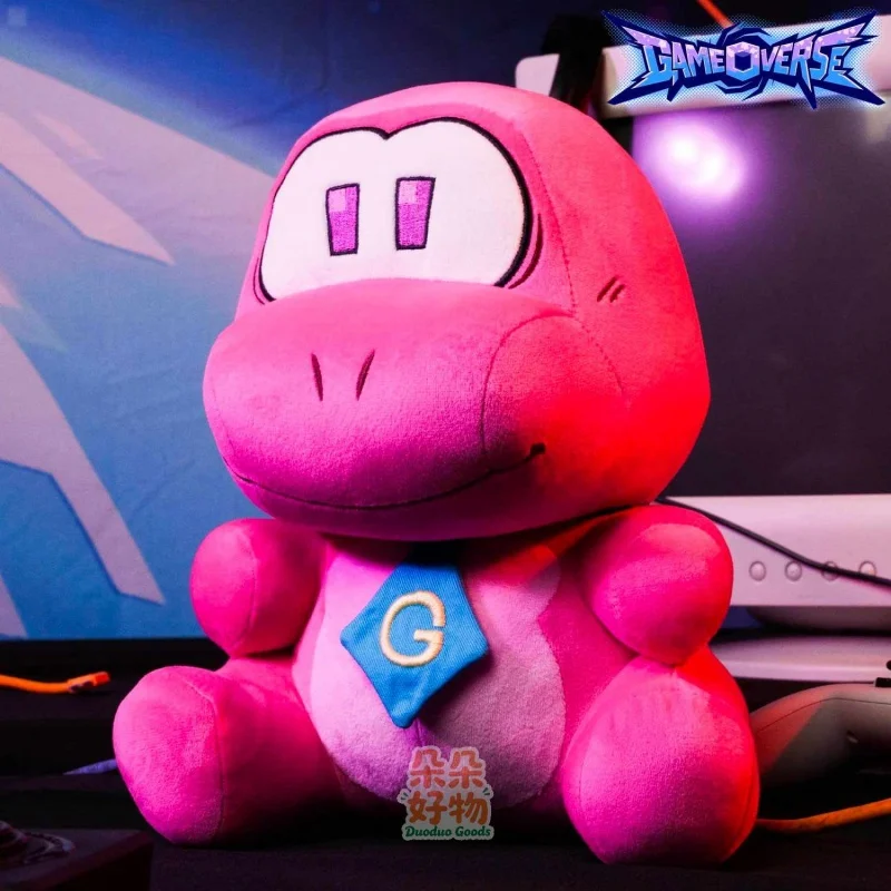 

Genuine Gameoverse Plush Toy Game Peripheral Pink Soft Stuffed Doll Gobbles Kaboodle Kit Room Decoration Collection Gift