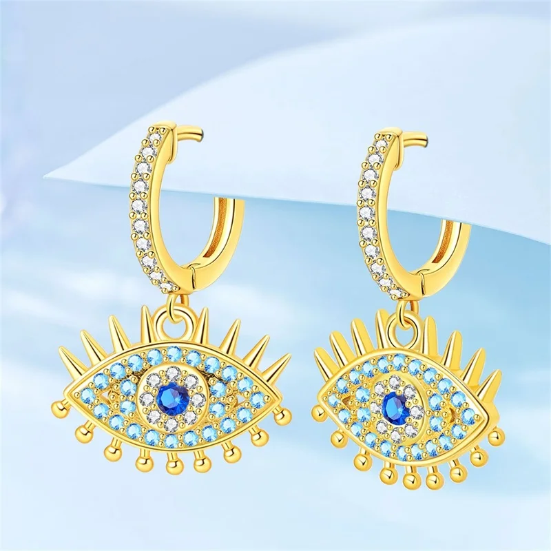 2026 New 925 Sterling Silver Fashion Devil Eye Earrings For Women Fashion Exquisite Birthday Anniversary Jewelry Gifts