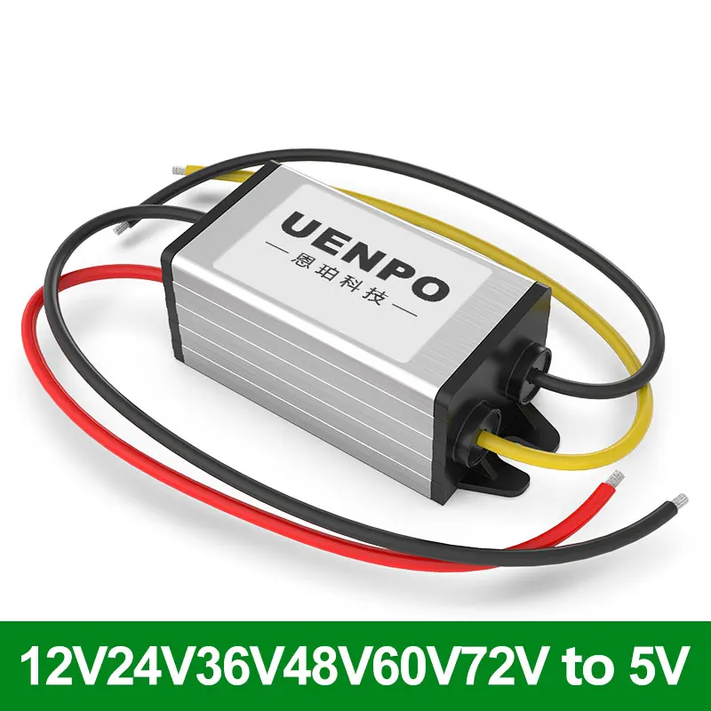 12V24V36v48v60v72v to 5V 3A 5A step-down module power converter voltage regulator 15W car LED power supply