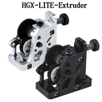 HGX-LITE-Extruder Dual Gear Extruder Hard Steel Reduction Gear High Speed Motor 3D Printer Parts For CR10 CR 10S Ender3 V2 VORON