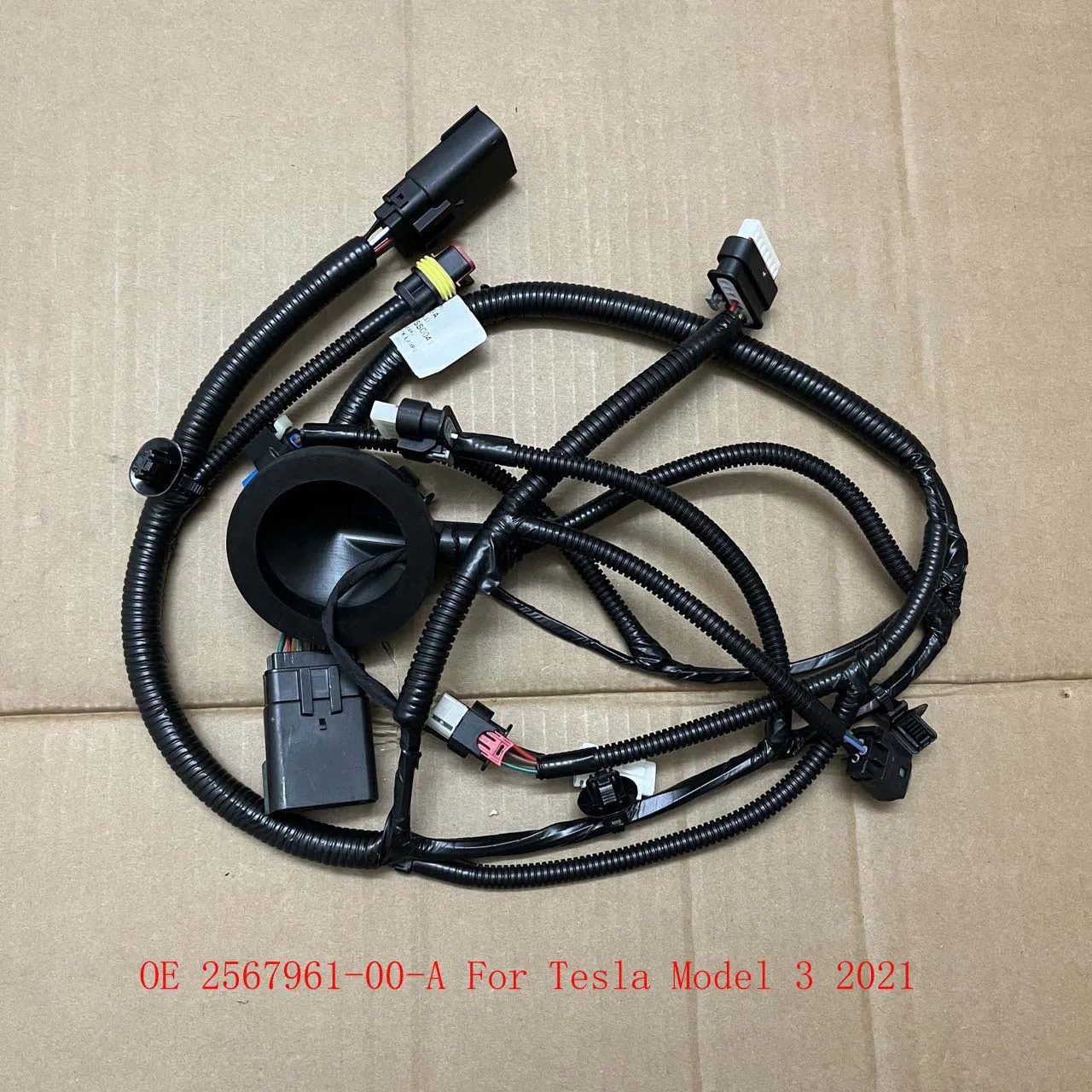 Front End Module Radiator Support Wiring Harness OE 2567961-00-A For Tesla Model 3 2021 Water Tank Frame Cable Assembly Auto Par