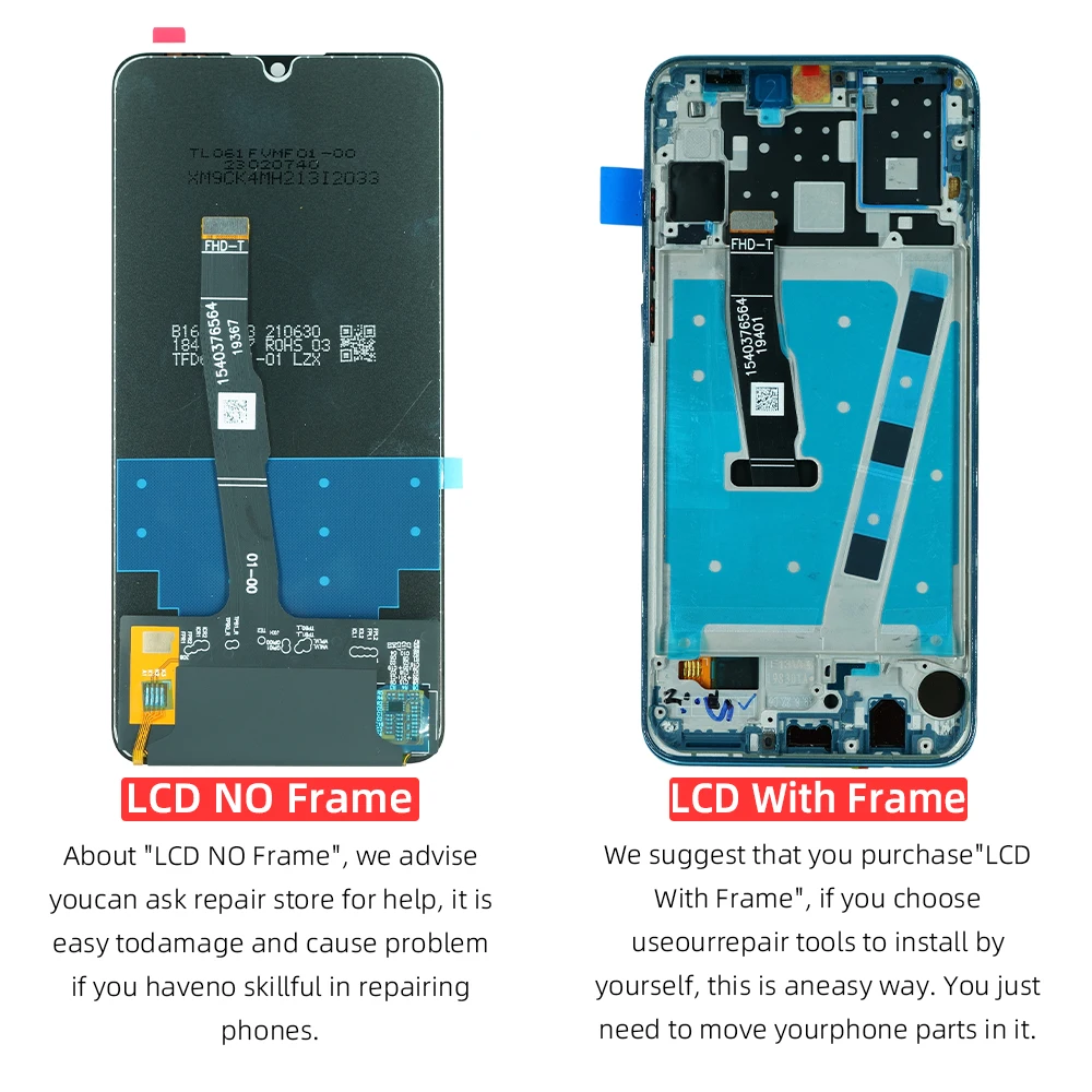 NEW Ori LCD Screen For HUAWEI P30 Lite LCD Display Touch Screen MAR-LX1 For HUAWEI P30 Lite Nova 4e Screen Digitizer Assembly