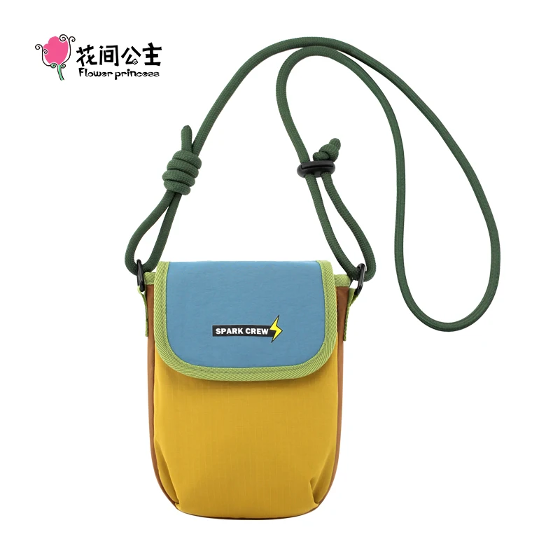 Flower Princess Original SPARK CREW 2025 Women's Bag Color Collision Crossbody Phone Fashion Summer Travel Small Bag for Girls