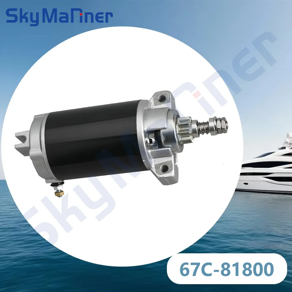 

Start Motor 67C-81800 For YAMAHA Outboard Motor F40 And MERCURY 50-854636,50-854636T,50-859170T parts