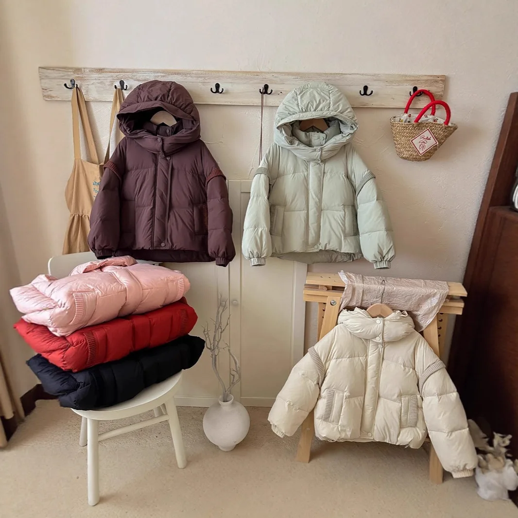 

YBFSKID-20 градусов, русские детские парки для девочек, толстая куртка-пуховик с капюшоном для маленьких девочек, детский зимний комбинезон, пальто, наряд для малышей