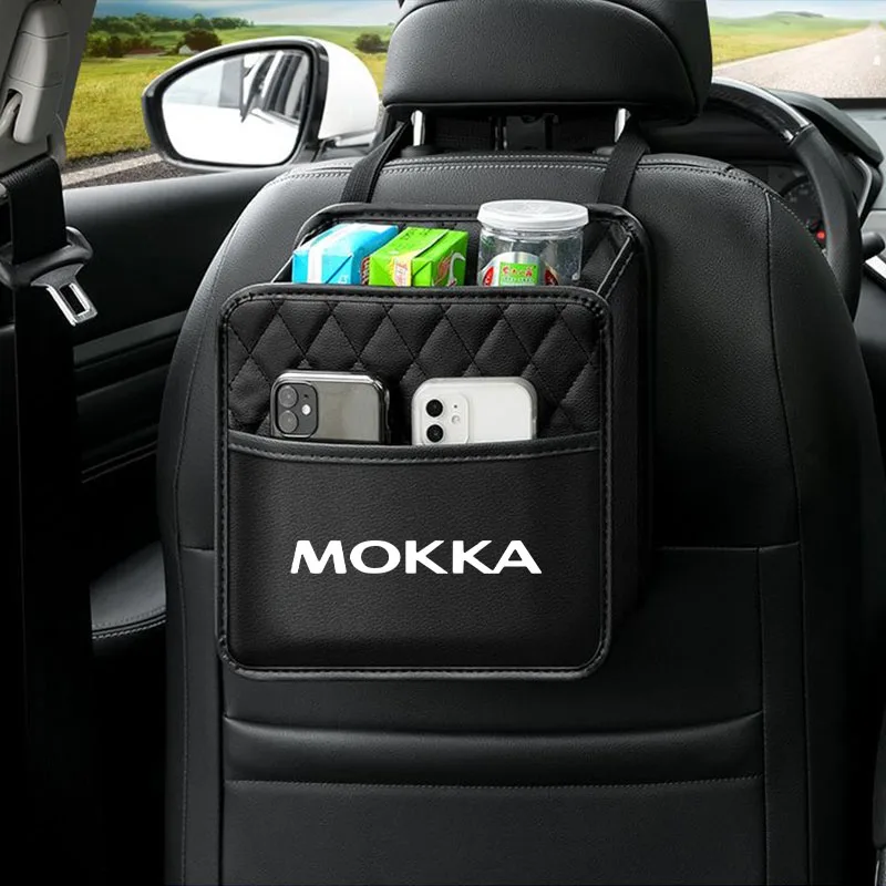 Car Rear Seat Back Storage Bag Organizer Multifunction for opel Mokka accessories Protectors for Trip Kids Travel Multi Hanging