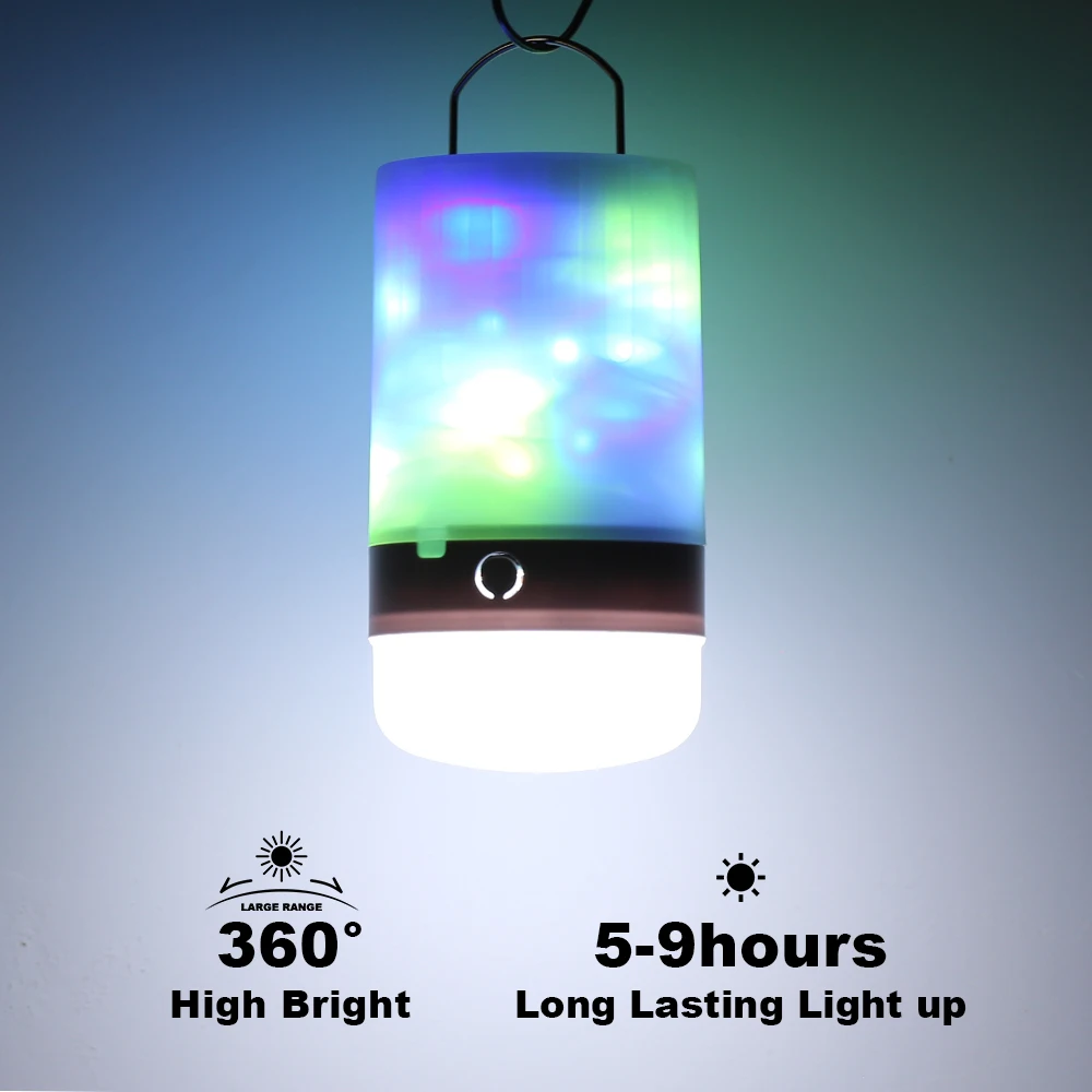 ポータブルLEDキャンプランプ 防水充電式テントランプ ランタン 緊急ライト 屋外ガーデン装飾ランプ ナイトライト