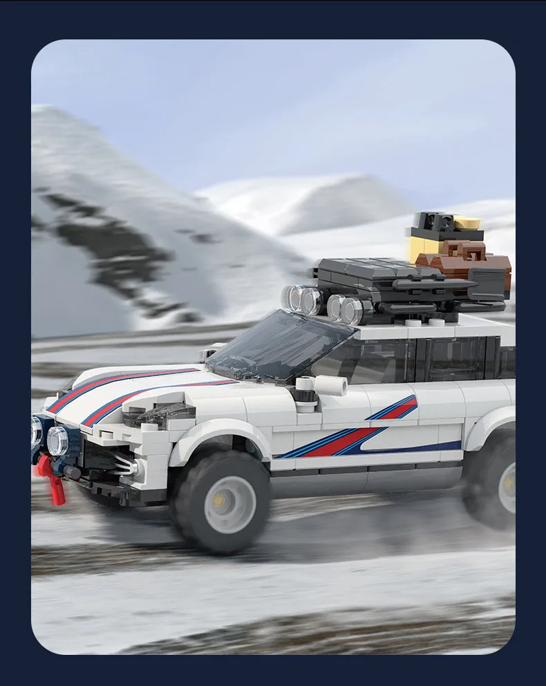Racing Germany Auto SUV Modell Geschwindigkeits-Baustein Cayenne 957 Supersportwagen Baustein-Modell Fahrzeug Konstruktionsspielzeug für Jungen Geschenke – Detail 5