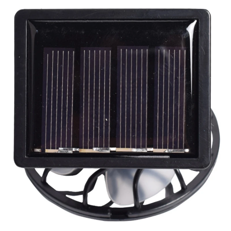 Solar Fan Clip Cap Fan with Clip Solar Small Fan Electric Fan Outdoor Portable Fan