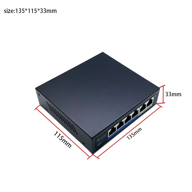 ANDDEAR  passive 5 Port Poe Switch 48V 4/5+ 7/8- ethernet 10/100Mbps switch poe 4 port power for cctv camera ip cameras