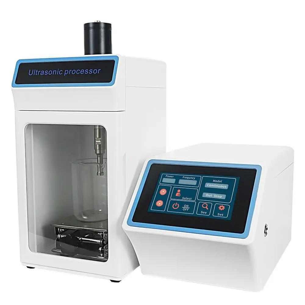 PZ-550LI 550W ultrasonic processor ultrasonic cell disruptor CE ISO 0.1-600ml