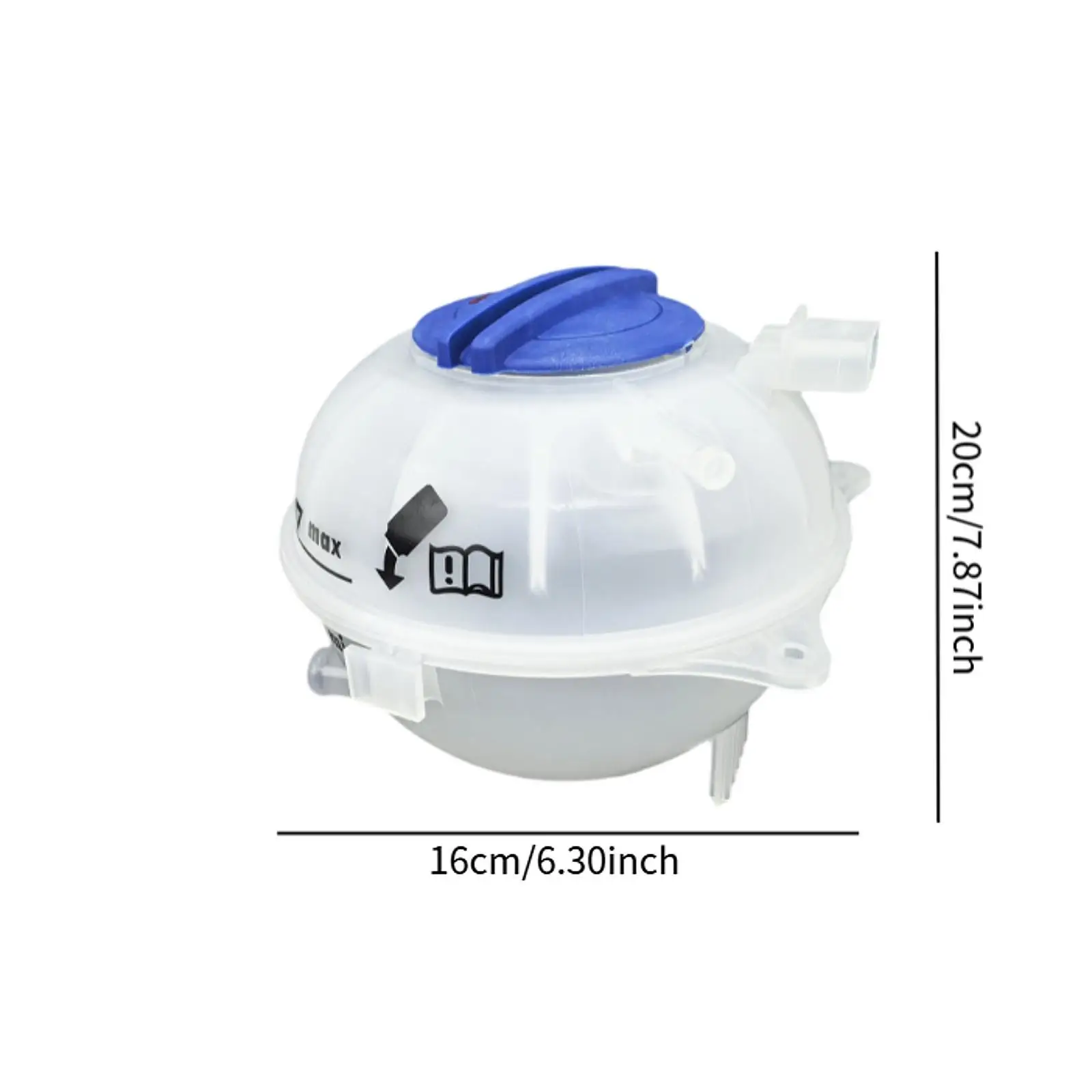 Coolant Reservoir Tank Convenient Installation Spare Parts with Cap for Polo