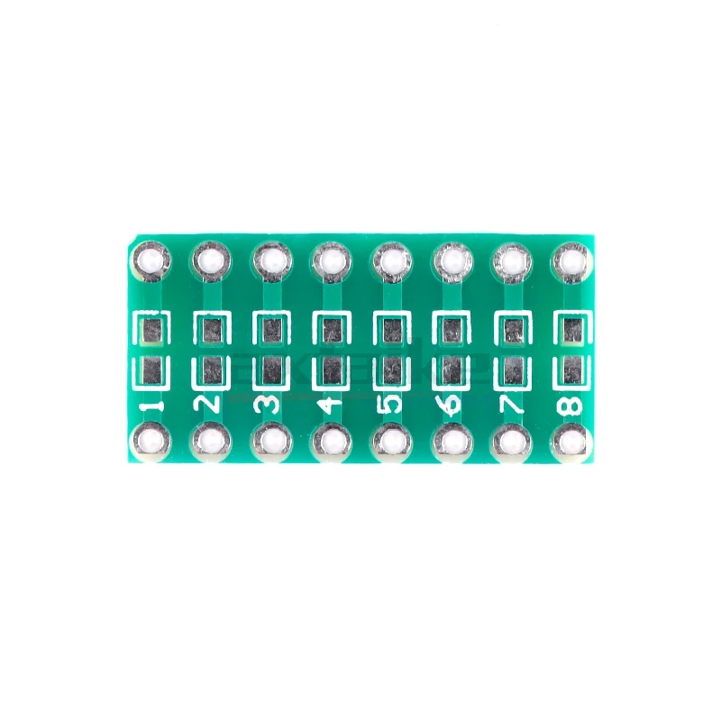 10PCS 0805 0603 0402 To DIP PCB Transfer Board DIP Pin Board Pitch Capacitance Resistance Adapter Plate Conversion Board