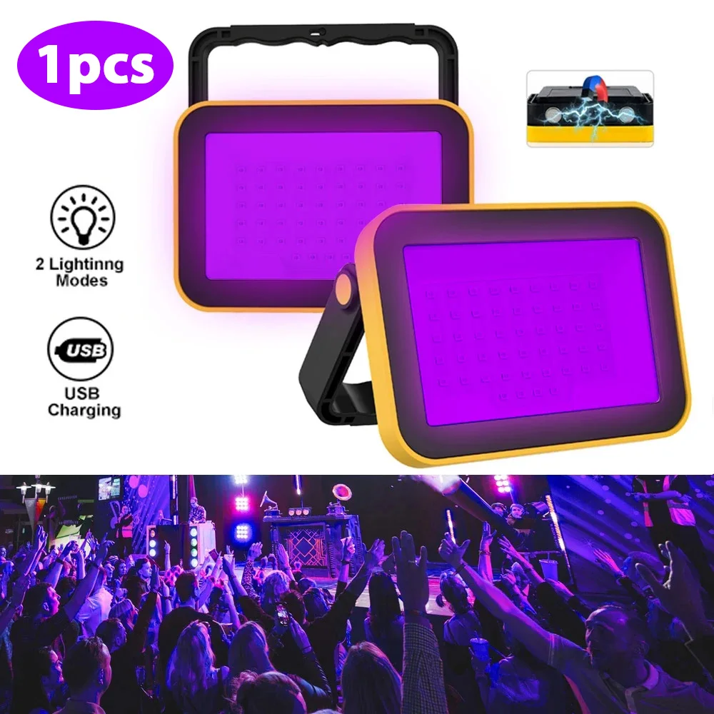 luzes led uv pretas efeito de inundacao ultravioleta luz de trabalho luz negra do palco halloween natal danca dj disco party glow bar 01