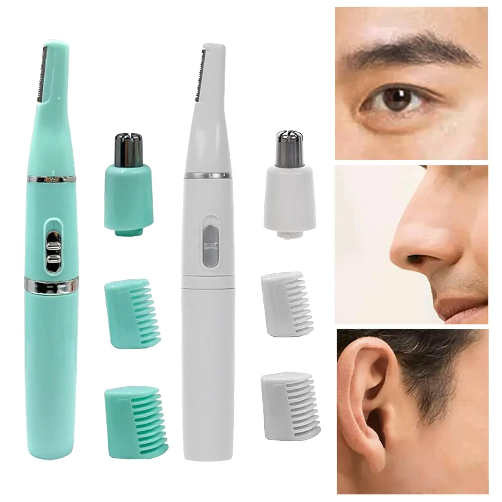 Eyebrow Trimmer 2 in 1 Eyebrow Comb Painless Multidunction for Travel