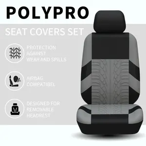 Car seat covers full set split rear seat for car universal cloth SUV Sedan van automotive interior copper 10 Main Sales Cover Bank Car Towel - №3