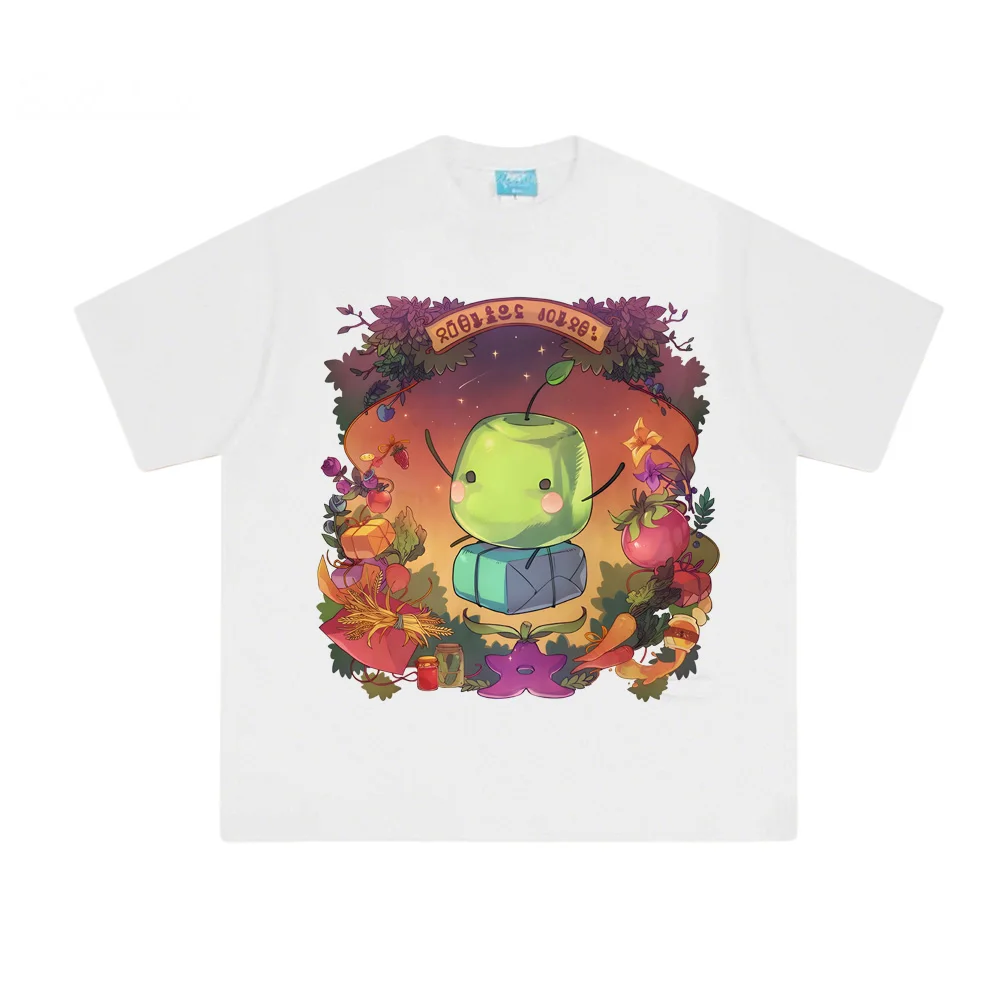 

Stardew Valley High Quality Comfortable TOPS Casual Cartoon Print games Manga Printing Summer 100%cotton Gaming Cute T-shirt