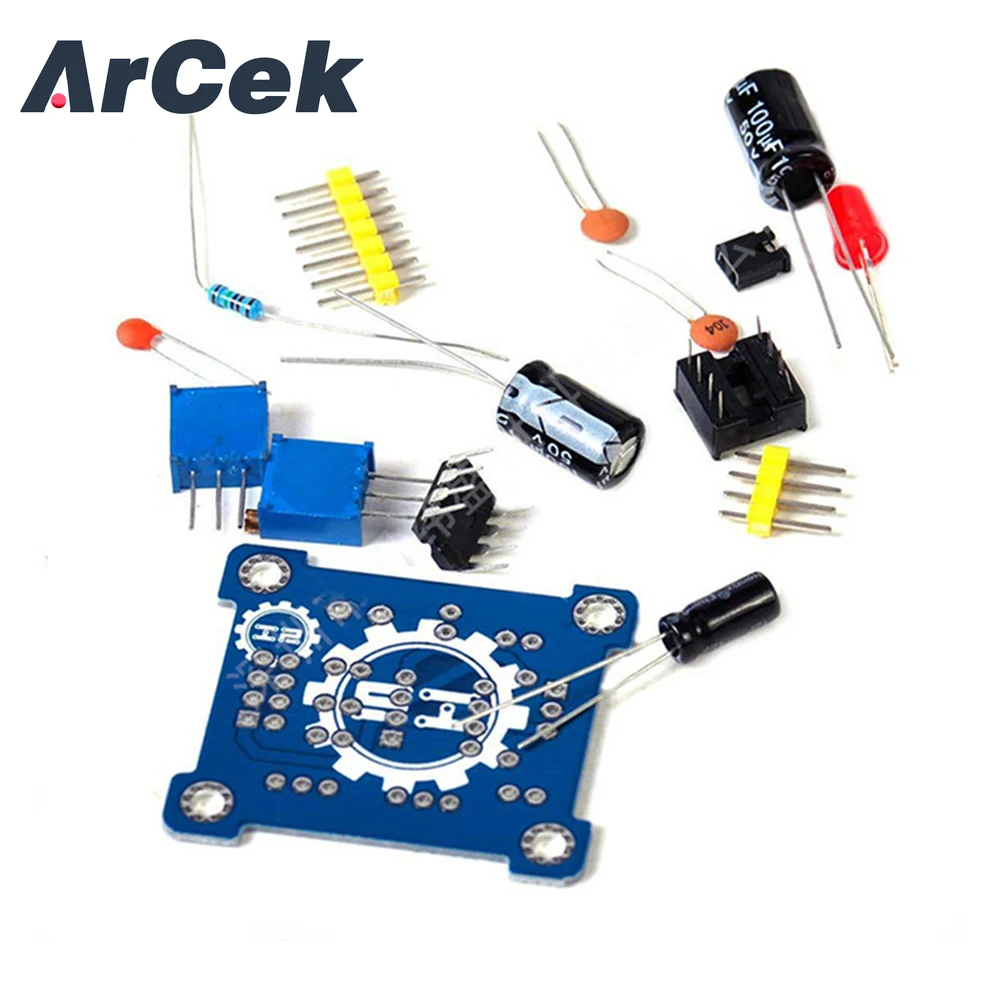 NE555 Pulse Generator Pulse Starter Duty Cycle and Frequency Adjustable Module DIY Kit Oscillator Square Wave Signal Generator