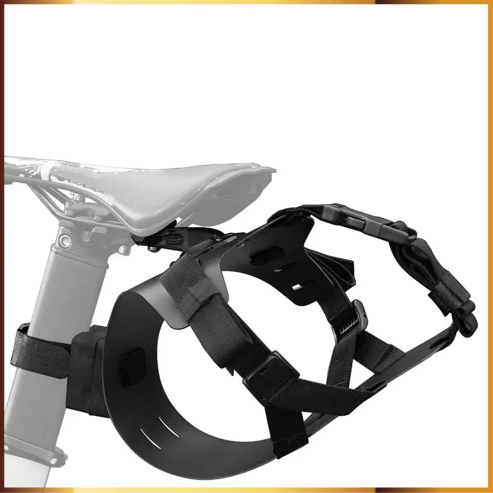 

Quick Release Bicycle Saddle Bag Holder Adjustable Bike Saddlebag Tail Bag Carrier Easy To Install Support for MTB Road Touring