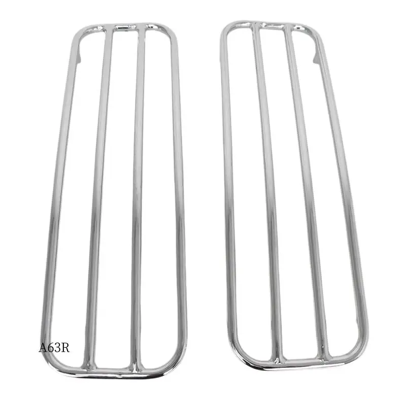 

AR-1Pair Motorcycle Chrome Hard Saddlebags Top Rails Trim Cover For Touring 1993-2013 Hard Saddlebags Top Rails
