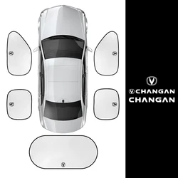5PCS/Set Car Window Sunshade Cover For Changan CX70 CS95 CS55 CS75 Plus CS35 Filter Bunper CS15 Alsvin 2022 Hunter Accessories