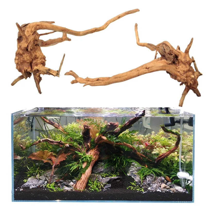 

Aquarium Fish Tank Natural Wood Root Tree Trunk Driftwood Aquario Aquarium Decoration Landscaping Plants Aquarium Accessories