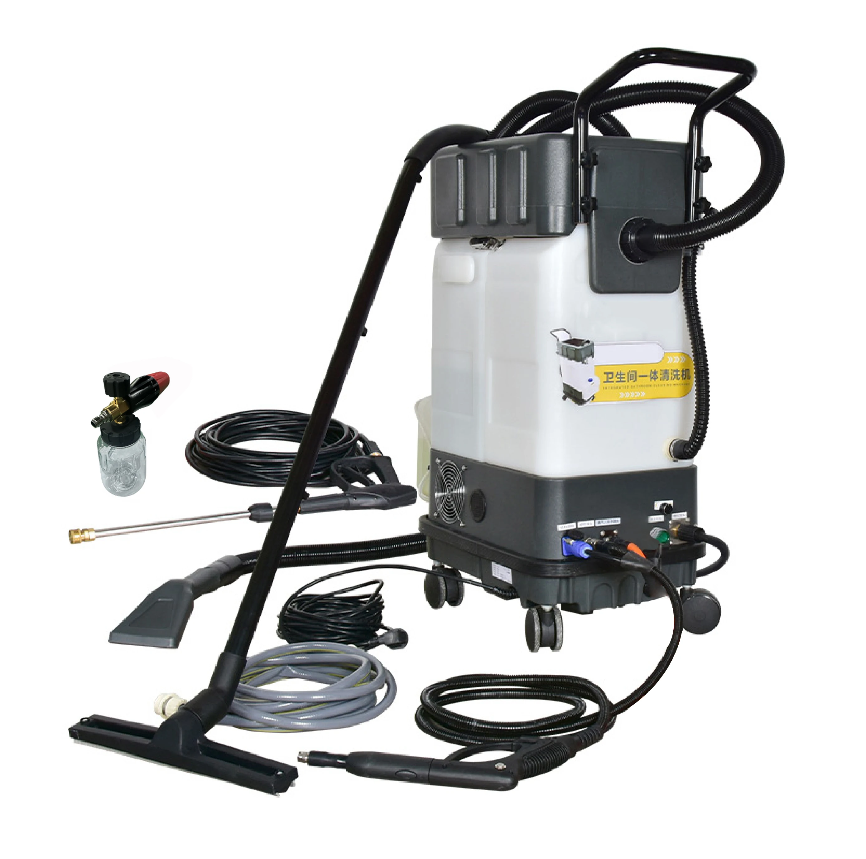 24L Electric Multi-functional High Pressure Handheld Car Washer Toilet Cleaning Machine 4000W Bathroom Kitchen Spray Foam Water