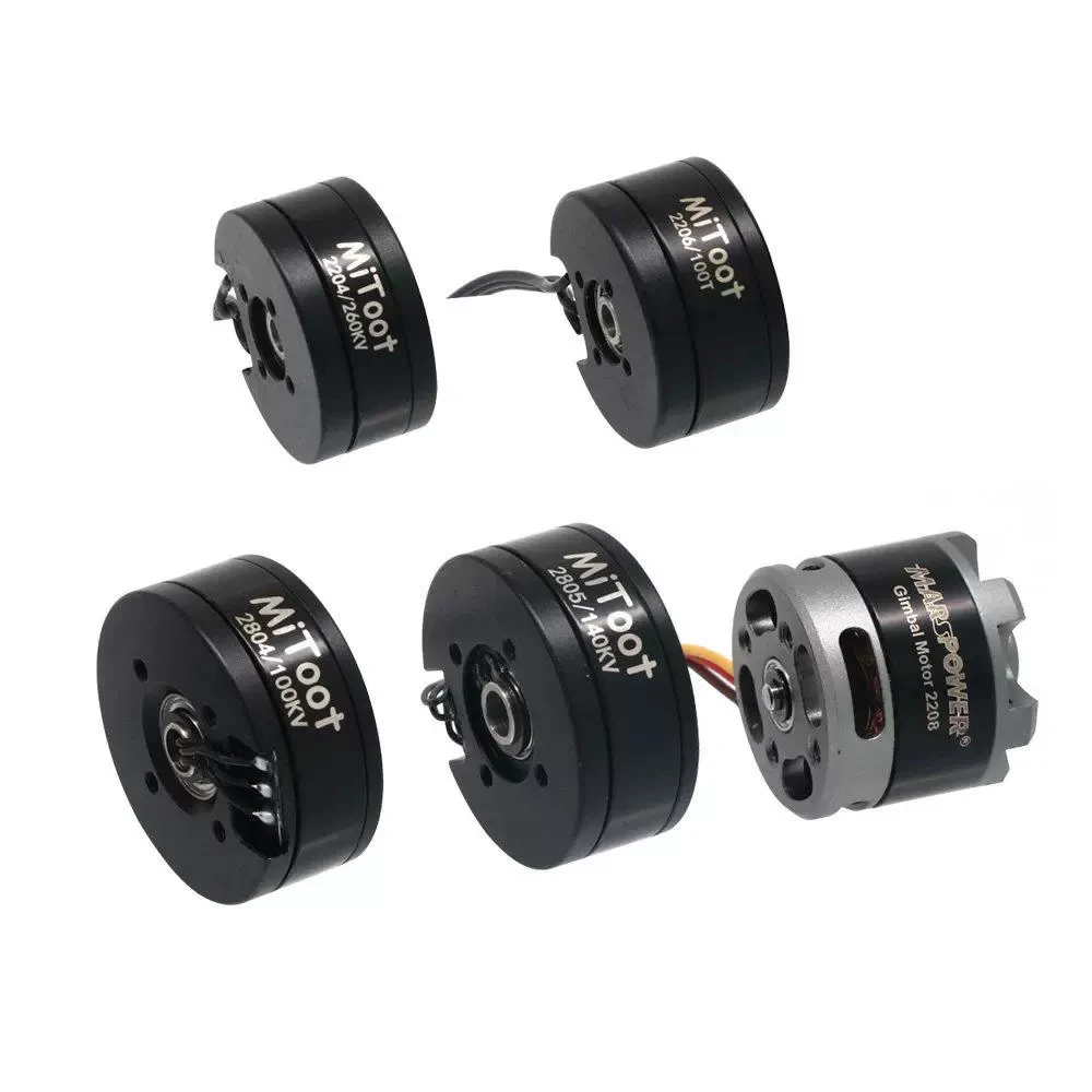 2/3pcs Mitoot 2204 260KV/2804 100KV/2805 140KV/2206 100T/2208 80T Brushless Gimbal Motor