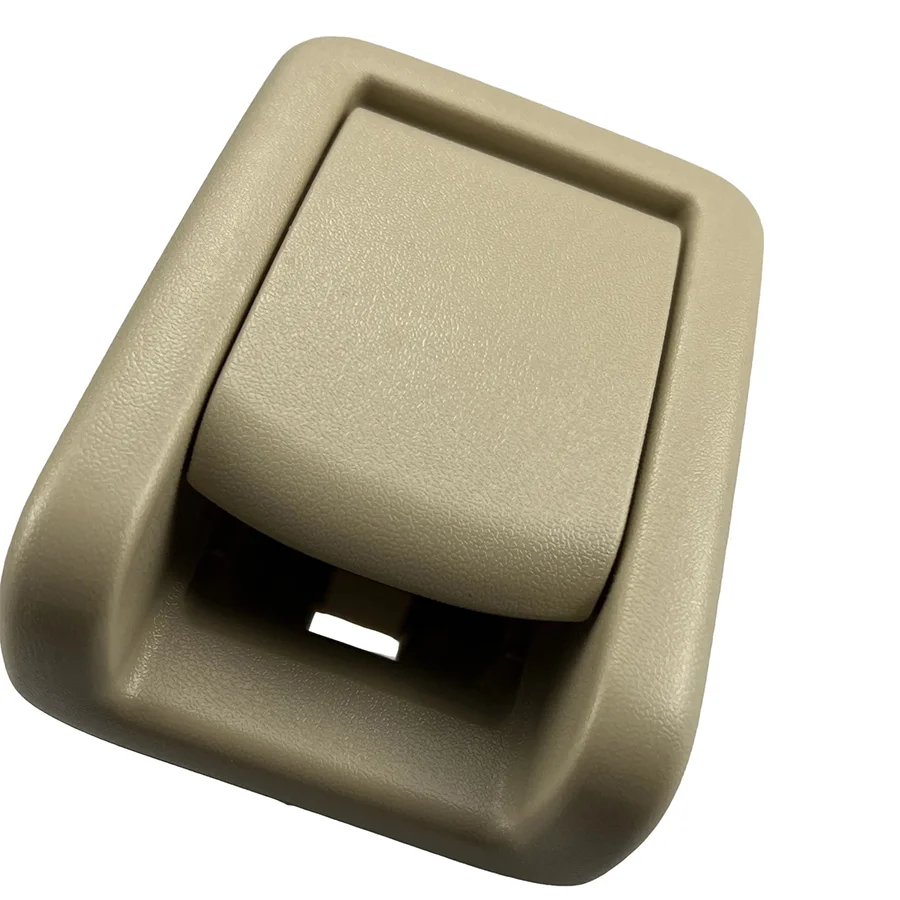Wooeight 1Pc Light Beige Rear LH/RH Side Trunk Seat Backrest Handle Lock Cover For Toyota Land Cruiser Prado LC150 2017.9-2019.8