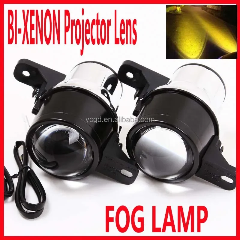 Fog Light Projector Lens Kit Auto LED Fog Lighting Car HID Xenon Lamp