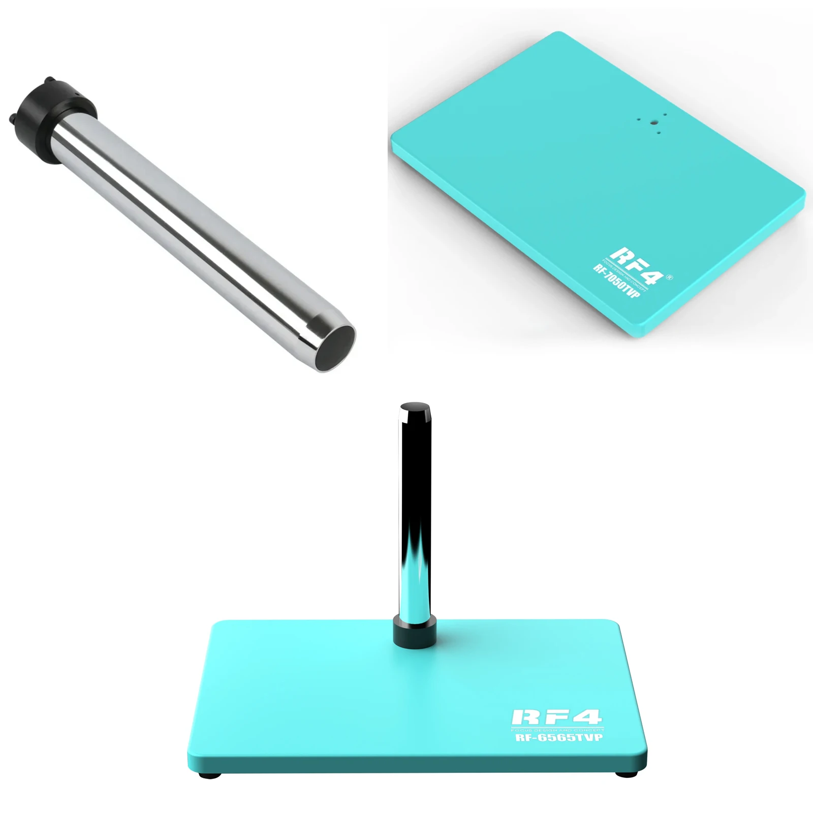 Microscope Accessory Large Base + Column 260mm×380mm Metal Large Base RF4 Phone Repair Tool Suitable For Repair Workers