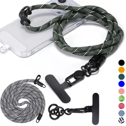 120cm Length Adjustable Mobile Phone Lanyard Universal Crossbody Shoulder Neck Cord Anti-lost Wrist Strap Hanging Rope