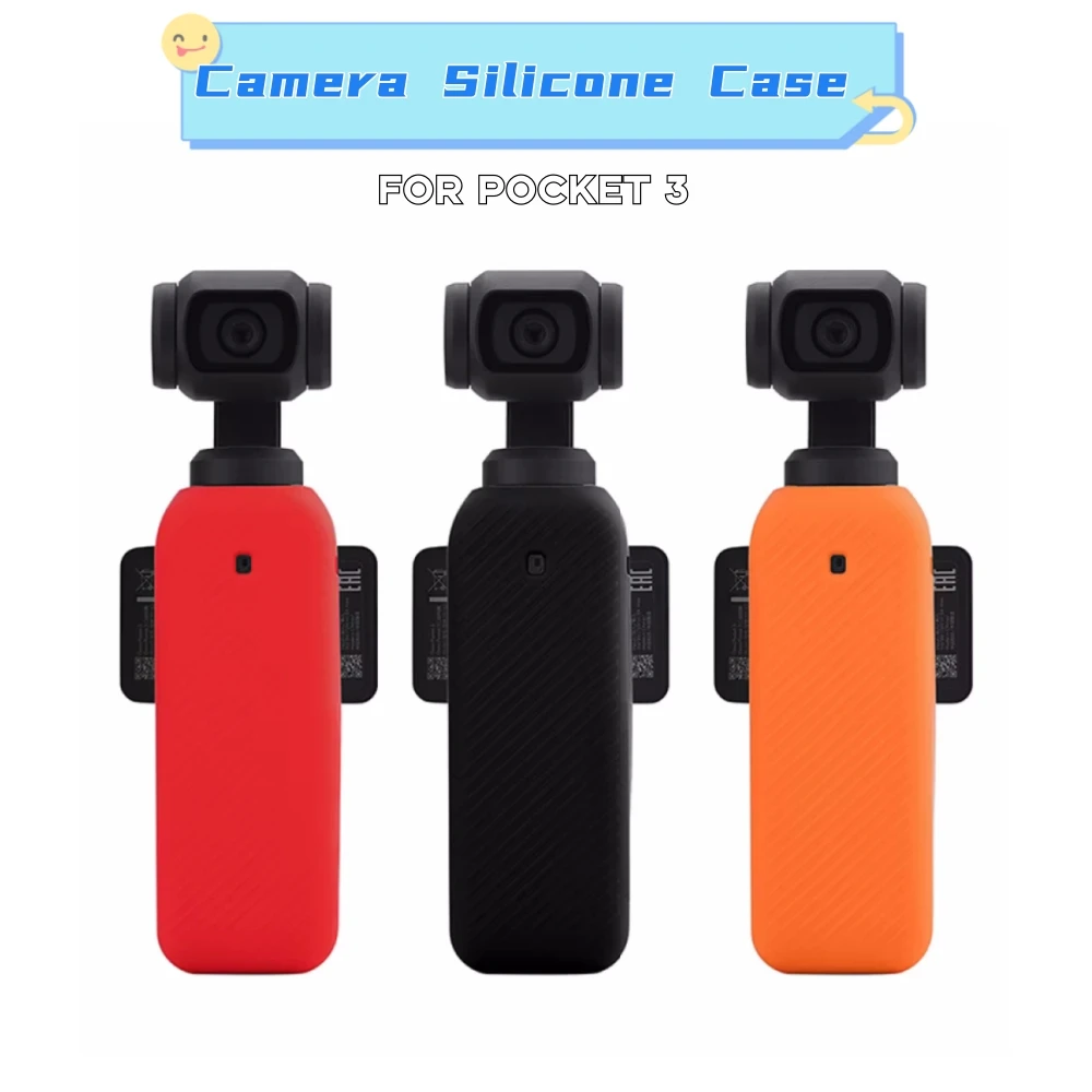 

Camera Silicone Case Protective Cover for Pocket 3 PTZ Protective Cover Protective Sleeve Non-slip Accessories