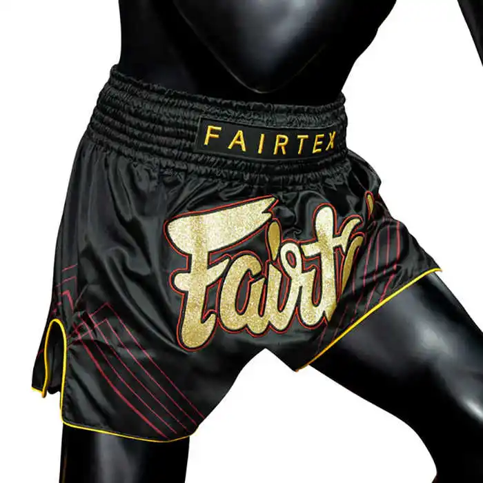 Fairtex-Muay Thai Shorts 100% Polyester Comfort Stretch Waistband Sublimation Print MMA Boxing Trainning & Exercise Shorts