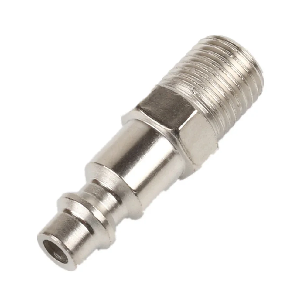 Adaptador de plugue de rosca macho, acessórios para mangueira de ar npt 1/4 polegadas, conector de acoplador, compressor macho de 1/4 polegadas, melhoria da casa, hardwar