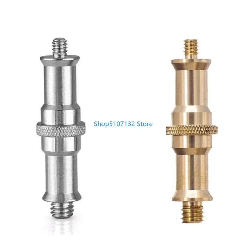 87HD 2 Pieces Metal 1/4 3/8 Conversion Screws Spigot Male Adapter Camera Screws for Umbrella Flash Light Tripod Base