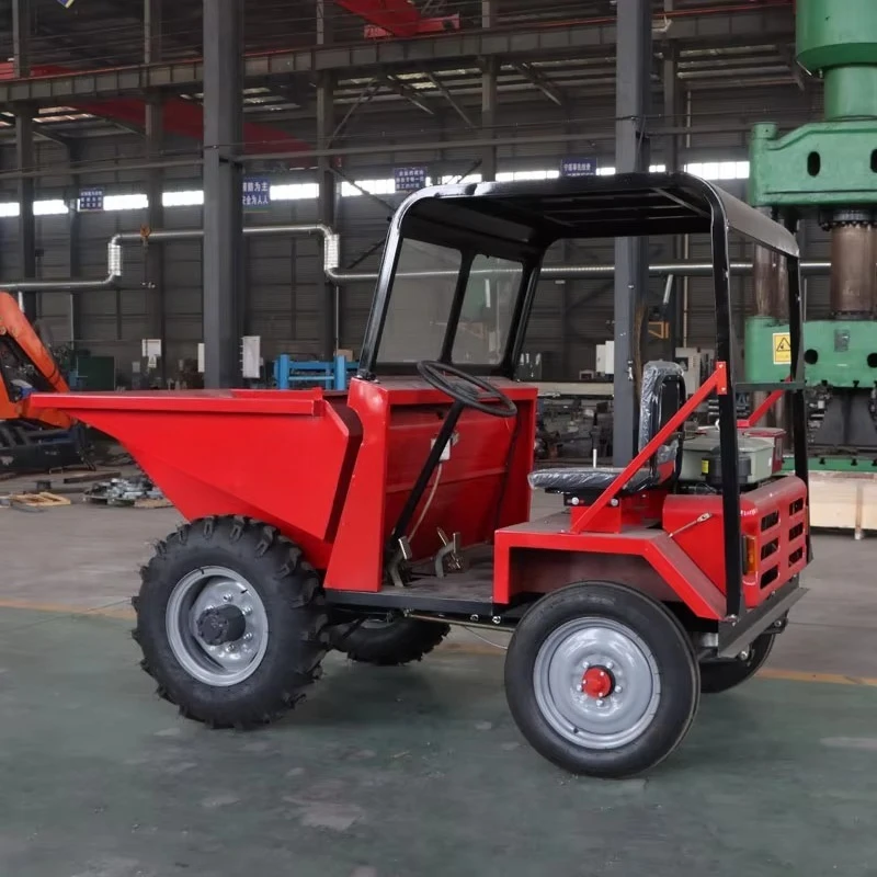 Agricultural Mechanical Electric Mini Dumper 1 Ton 2 Ton Wheel Loader 4X4 Small Dump Truck
