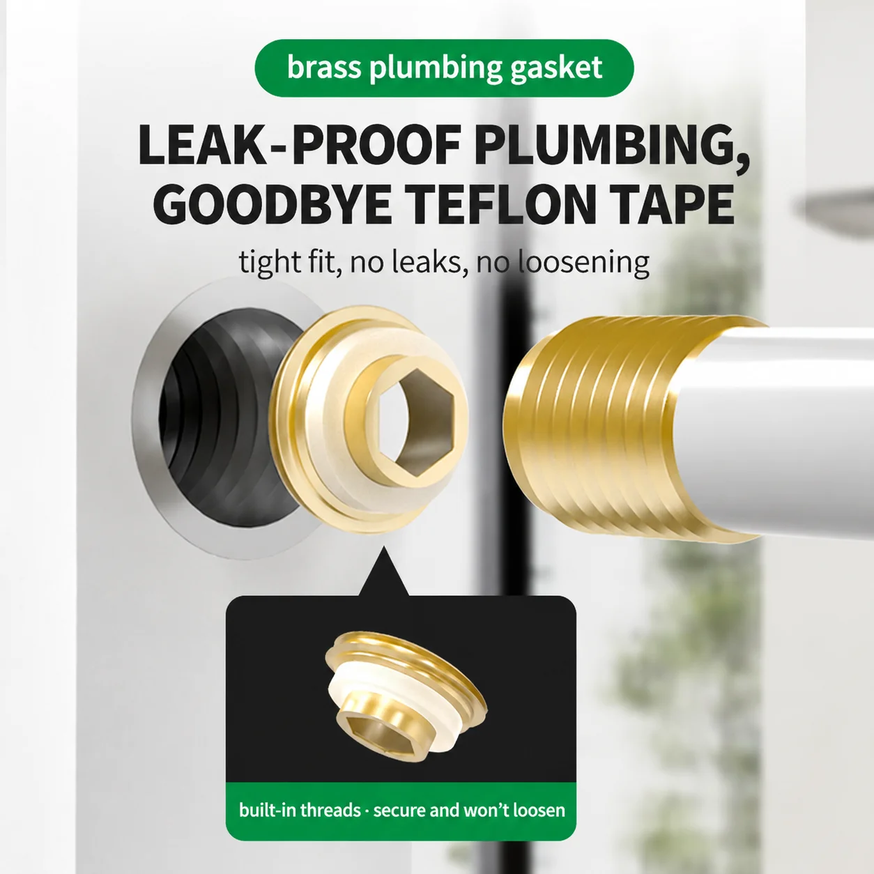 Universelle 10-teilige Messing – Silicone Tap Washer Bewertung und Preis