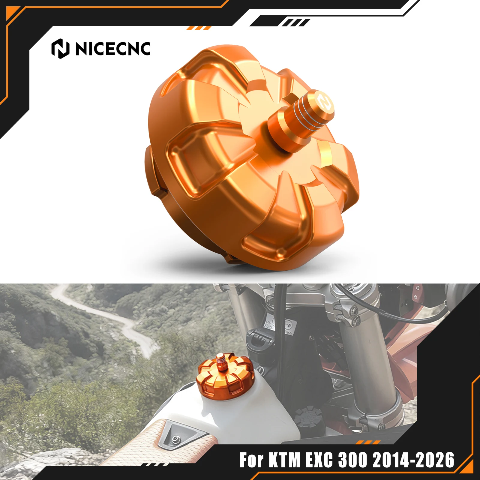 

Крышка топливного бака NICECNC для KTM EXC 300, EXCF 350, EXC 450, XCF 350, XCW 300, XCF-W 450, XW-F 2014-2026, для Husqvarna TE 300, GasGas EC
