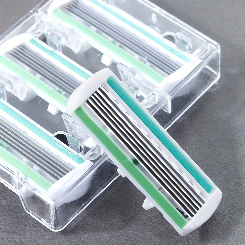 ماكينة حلاقة يدوية للنساء لكامل الجسم مقاومة للماء متعددة الطبقات شفرات من الفولاذ المقاوم للصدأ مضادة للخدش رأس 2025 موديل جديد #3