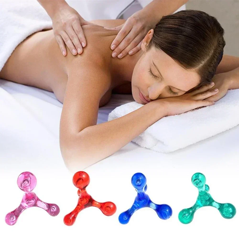 1Pcs Handheld Arch Body Massager Health Balance Four Ball Back Mini Massage Stick Relax Acupressure Health Massage Tool