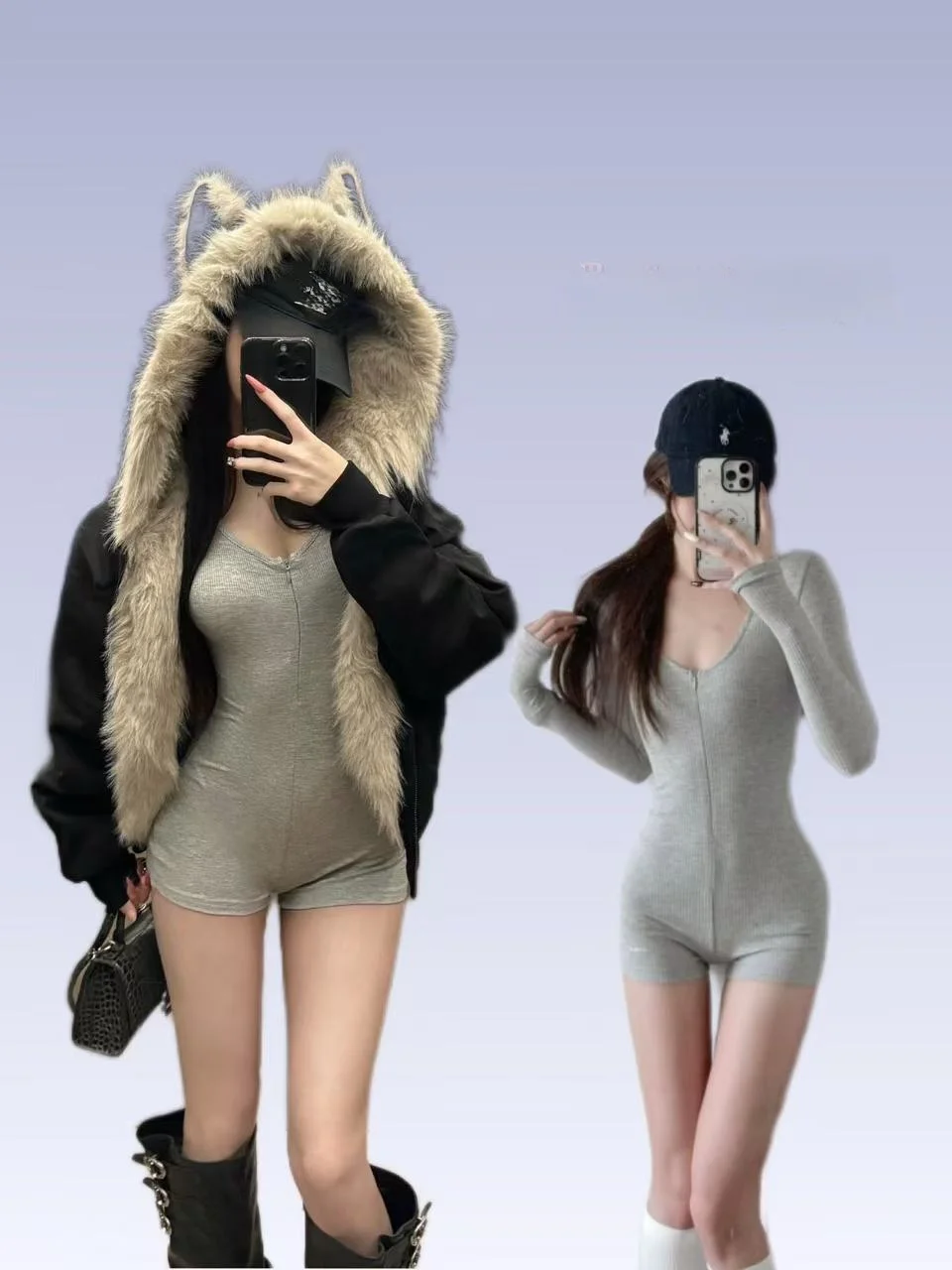 セクシーなアメリカンロングスリーブジッパーデザインスリムフィットTシャツレディース2026年秋新作タイトワンピースベースシャツインス通勤